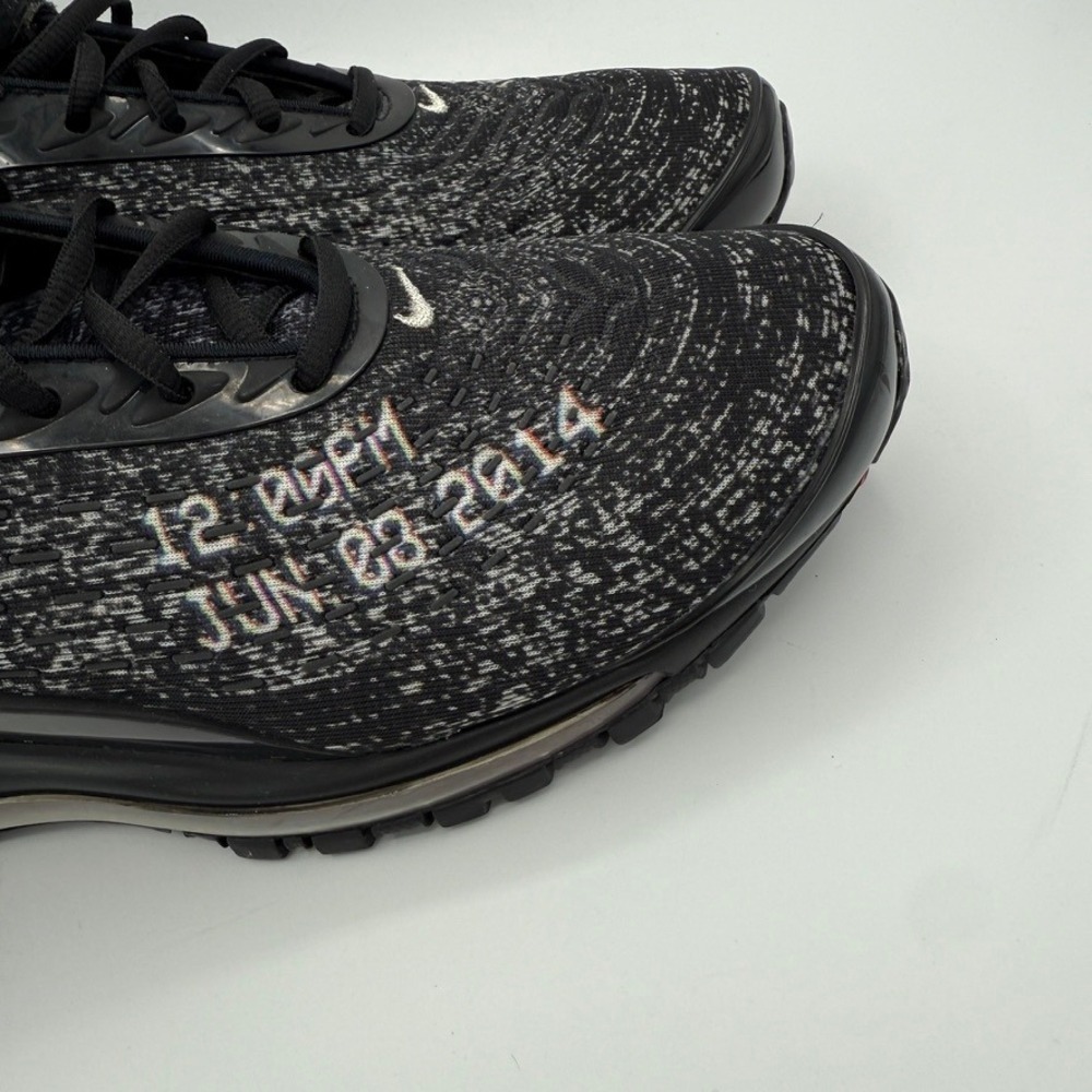 Nike Air Max Deluxe Skepta Black Deep Red Men's Running Shoes Size 9.5 - Picture 6 of 10